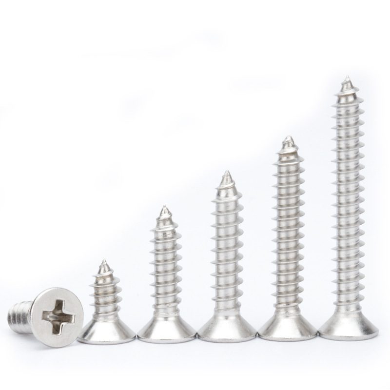 304 Stainless Steel Phillips Flat Head Self Tapping Screw - Fengling Fastener